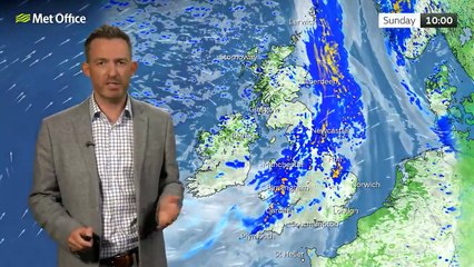 Met Office Sunday Morning weather forecast 03/08/2025