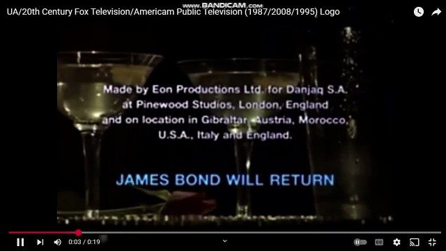 UA 20th Century Fox Television/Americam Public Television (1987/2008/1995 High Tone)