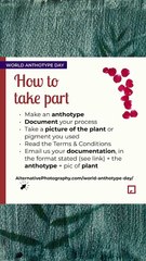 World Anthotype Day open for entries!