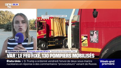 Var: jusqu’à 130 pompiers ont été mobilisés pour maîtriser un feu de forêt