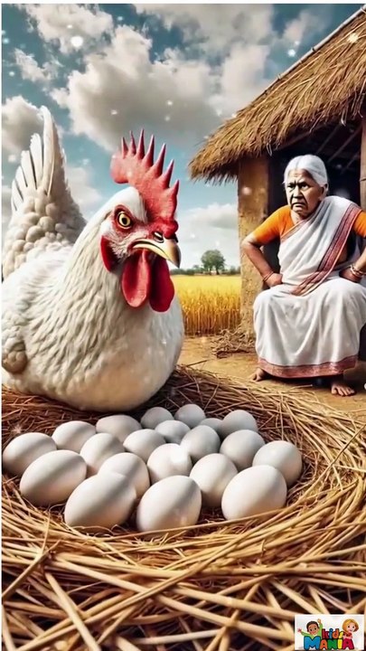 Grandma & The Hen 🐔❤️ | Heart‑Touching Moral Story for Kids