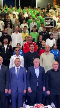 Gençlik ve Spor Bakanı Bak, Amatör Spor Kulüpleri Ödül Törenine katıldı