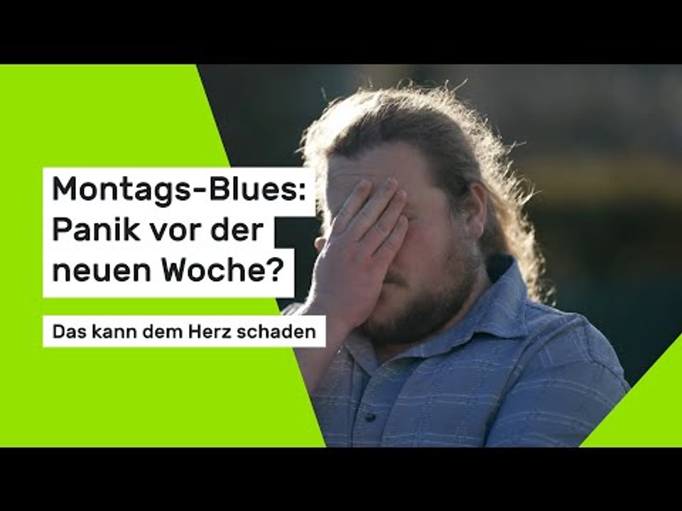 Montags-Blues: Panik vor der neuen Woche? Das kann dem Herz schaden