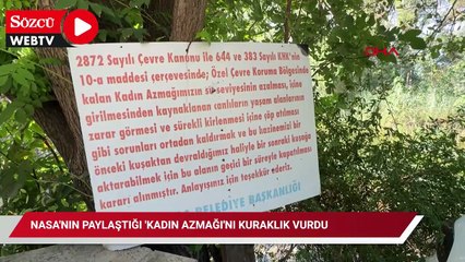 NASA'nın paylaştığı 'Kadın Azmağı'nı kuraklık vurdu