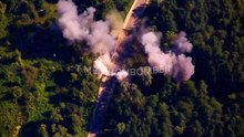 🔥 ウクライナ軍、FPVドローンでロシアの橋を爆破！