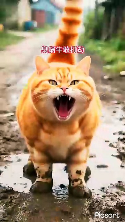 When a Cat Meets a Lion: Chaos, Comedy & Cuteness!"
