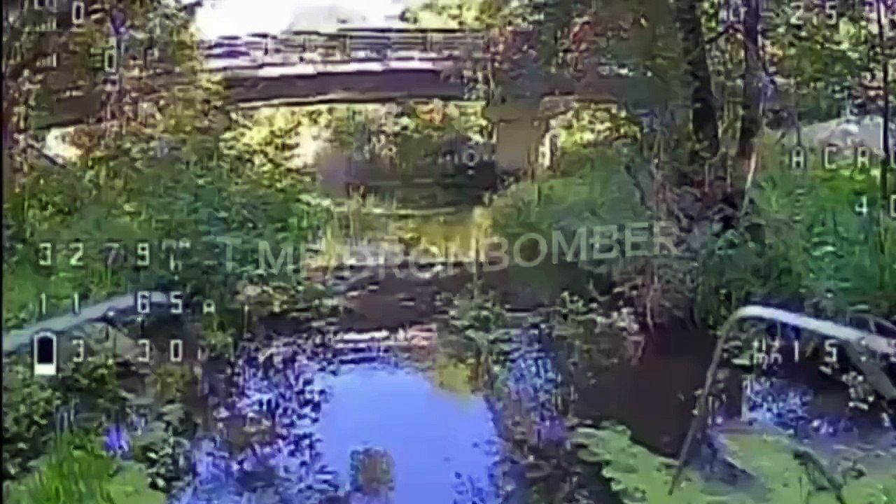 🔥 Ukrainalaiset räjäyttivät venäläisen sillan FPV-itsemurhadroonilla!