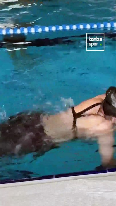 Özel sporcu Zeynep Duru Çiftçi, dünya şampiyonluğu için kulaç atıyor