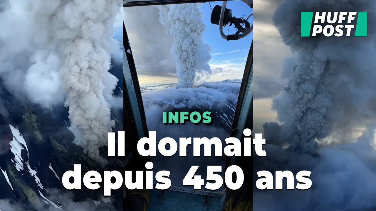 Les images impressionnantes de la première éruption de ce volcan russe en 450 ans