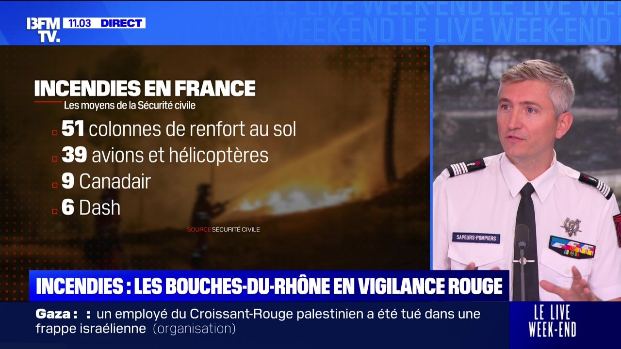 Incendies : les Bouches-du-Rhône en vigilance rouge - 03/08