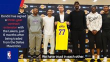 Doncic confident of Lakers' title chances after signing extension