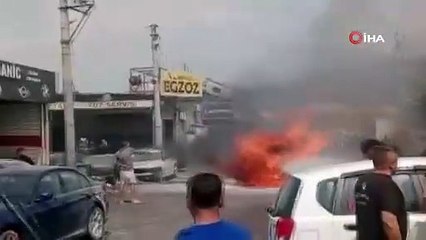 Jaguar’ın elektrikli arabası kendi kendine yandı