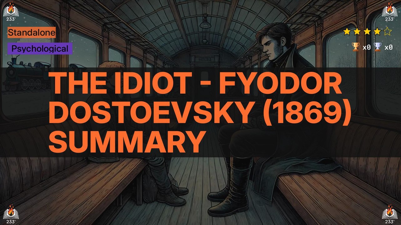 The Idiot - Fyodor Dostoevsky (1869) Summary