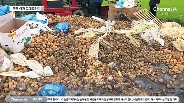 아픈 데 또 때린다…충청권 수해 복구 중 물폭탄 예보