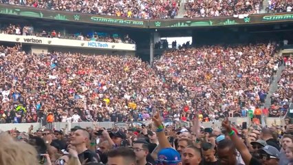 roman reigns and jey uso vs bron breakker and bronson reed tag team match summerslam night 1