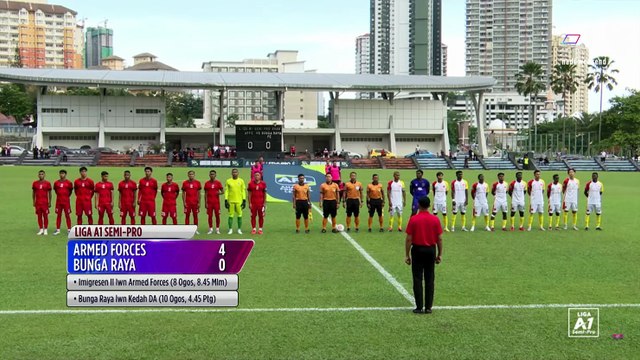 Liga A1: Armed Forces catat kemenangan 4-0 ke atas Bunga raya