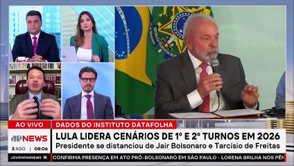 Lula lidera cenários de 1º e 2º turnos em 2026, aponta Datafolha; Nassa e Almeida debatem