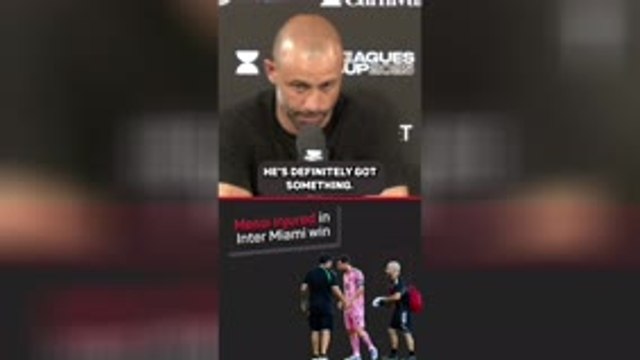 Messi injured in Inter Miami win