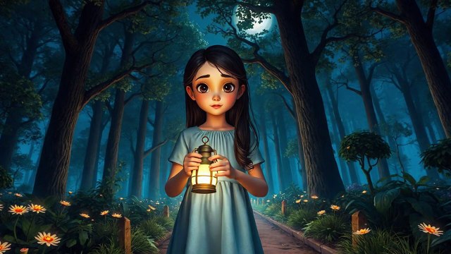 The Lost Moonlight Crystal 🌙✨ _ A Magical Bedtime Story for Kids _ Adventure & Mystery Tale