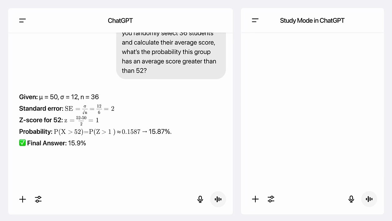 ChatGPT just got a serious upgrade — Study Mode, built to teach you instead of just answering