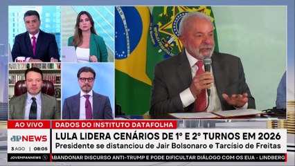 DATAFOLHA PÕE LULA NA FRENTE NAS ELEIÇÕES/ IMPACTOS DO TARIFAÇO DE TRUMP| JORNAL DA MANHÃ -03/08/225