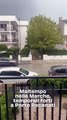 Maltempo nelle Marche, temporali forti a Porto Recanati