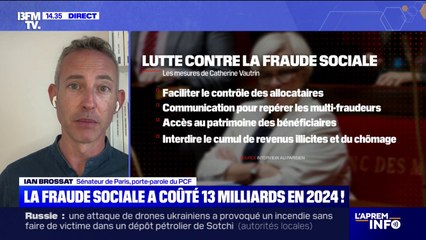 Fraude sociale: Ian Brossat (PCF) dénonce "une très grosse opération de communication de la part du gouvernement"