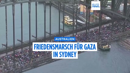 Hilfe für Gaza: Zehntausende trotz strömenden Regens bei Pro-Palästina-Protest in Sydney