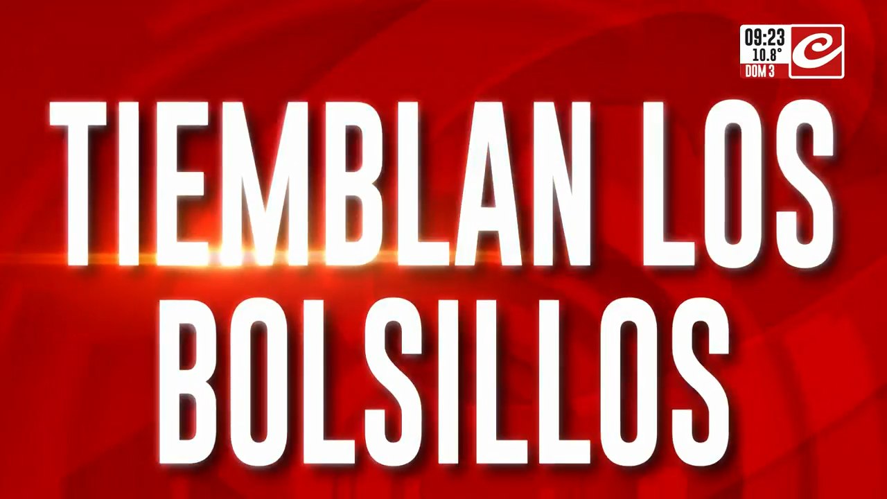Tiemblan los bolsillos