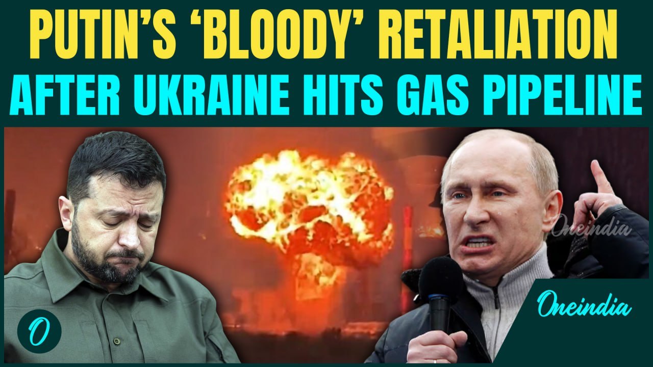 Putin UNLEASHES Hell On Ukraine | Moscow’s REVENGE As Ukraine Drones ‘Shut’ Russian Gas Pipeline