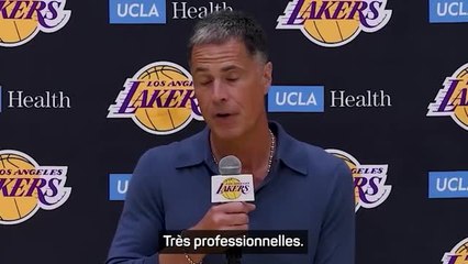 Lakers - Pelinka évoque un dialogue "positif et constant" avec LeBron James