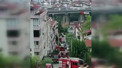 Mahalleli birlik oldu, orman yangınına kovalarla müdahale etti