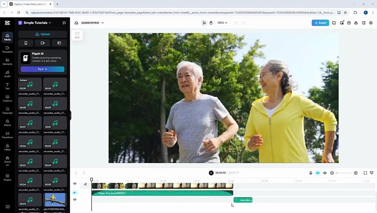 Capcut Web Editor 21 Reducing Audio Noise