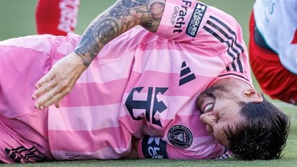 Messi: varios partidos de baja por una lesión... que se intentó prever