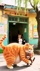 The Lion King’s Lazy Cousin Meets Street Smart Cat!"