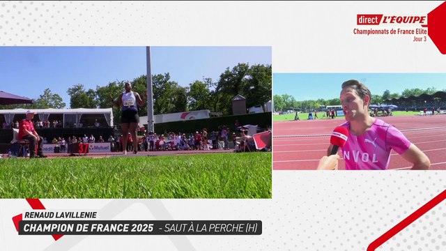 Renaud Lavillenie, champion de France de saut à la perche : « J'ai fait un concours osé » - Athlé - Championnats de France