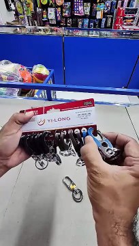 Stainless Steel Heavy Duty Key Ring Hook Keychains