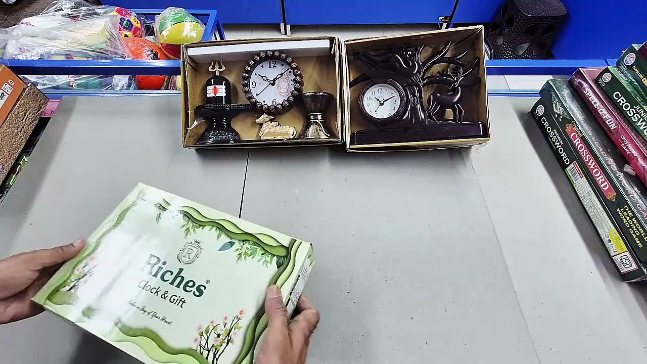 Shiv Statue, Hanuman, Shree Ram  Analogue Clock - Printed Best for Corporate Gifts, Gift for Mother's Day, Office Table Accessories and Home