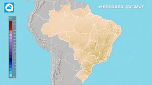 Domingo, 3 de agosto: acumulado de precipitação