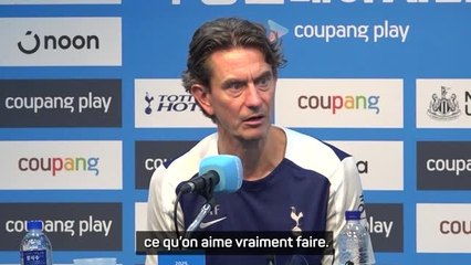 Tottenham - Frank : "Un match équilibré entre deux équipes compétitives"