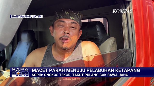 Antrean Truk hingga 10 Km di Ketapang, Sopir: Ongkos Tekor, Takut Pulang Gak Bawa Uang