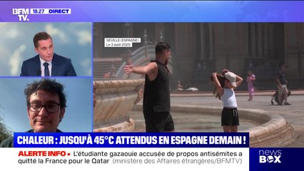 Chaleur : jusqu'à 45 °C attendus en Espagne demain ! - 03/08