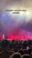 Rissa al concerto di Sfera Ebbasta al Cinquale