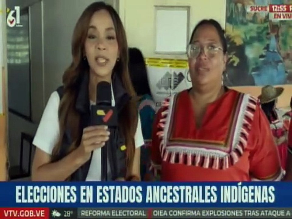 Sucre | Comunidades indígenas reafirman su compromiso con la revolución ejerciendo su voto