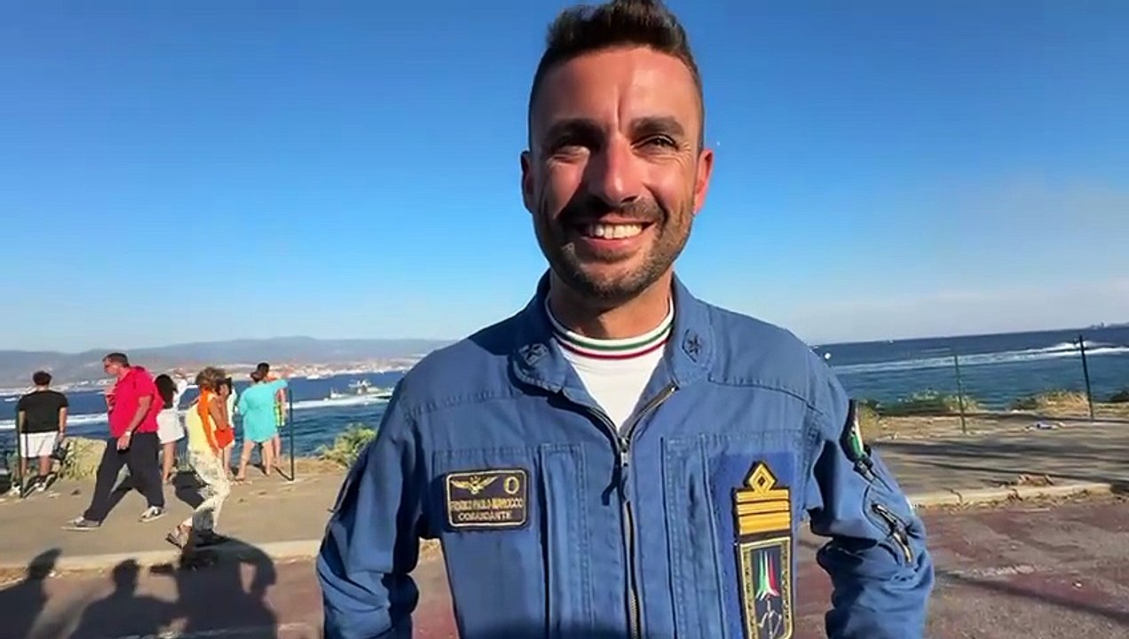 Il colonnello che ha coordinato via radio le Frecce tricolori: uno spettacolo il pubblico di Messina
