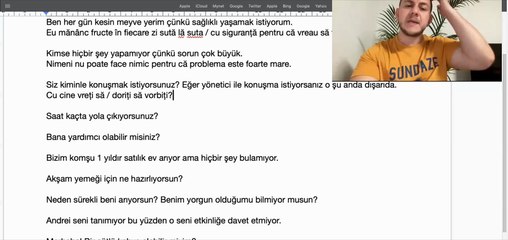 Tuğrul ile Rumence Ders 32