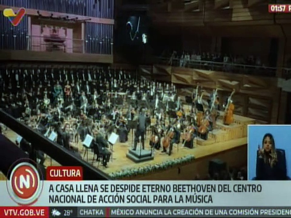 Orquesta de Cámara Simón Bolívar clausura el ciclo de conciertos "Eterno Beethoven"