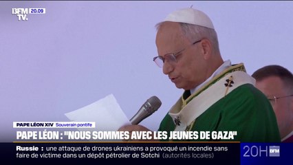 "Nous sommes avec les jeunes de Gaza et d'Ukraine": le pape Léon XIV apporte son soutien à "ceux dont le pays est ensanglanté par la guerre"
