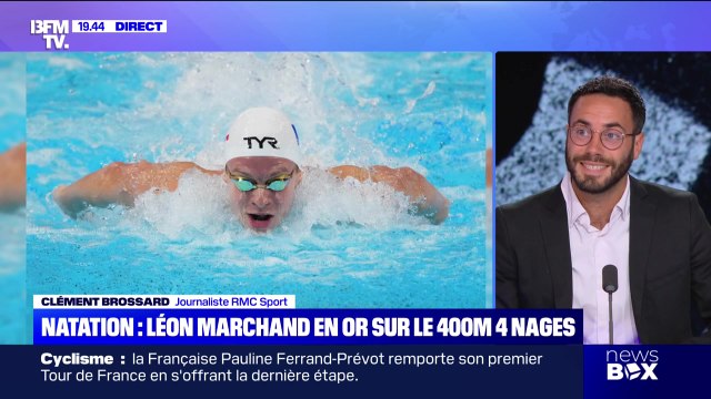 Natation : Léon Marchand sur le toit du monde - 03/08