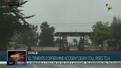 Chile | “El Teniente” copper mine accident death toll rises to 4